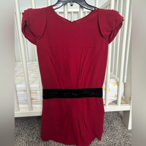 Prada 38IT Dark Red Blouse One of a Kind Excellent Condition